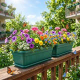 Plantenbak De Max - Kunststof - Groen - 75x30cm - 42L