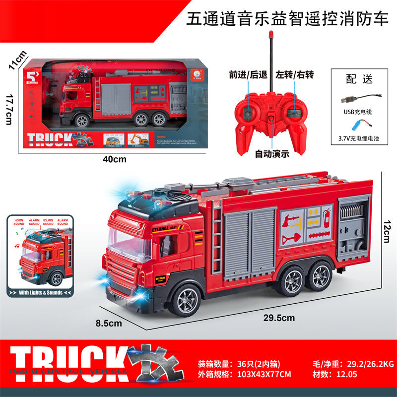 RC Brandweerwagen De Max - Rood