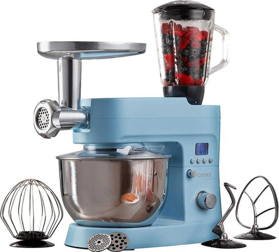 Keukenmachine Cooks Profesional - Staal - Blauw