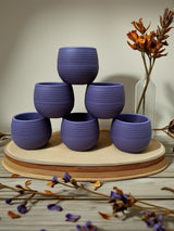Bloempot De Max - Set van 6 Stuks - Crème - 10cm