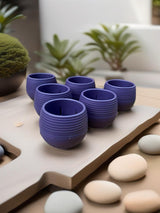 Bloempot De Max - Set van 6 Stuks - Crème - 10cm