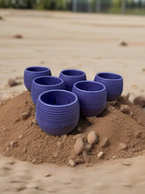 Bloempot De Max - Set van 6 Stuks - Crème - 10cm