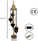 Staande Lamp De Max - Turkse - 3 Bollen