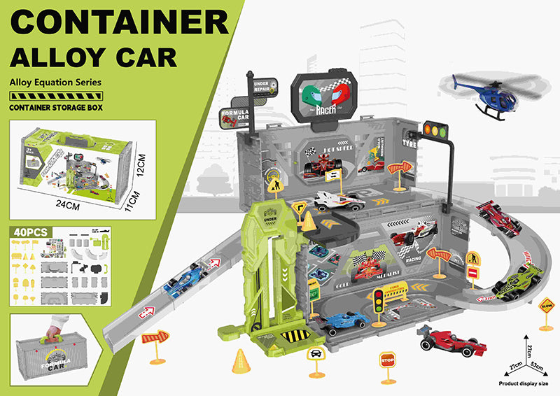 Autobaan De Max - Container Autoparking met Lift 40pcs