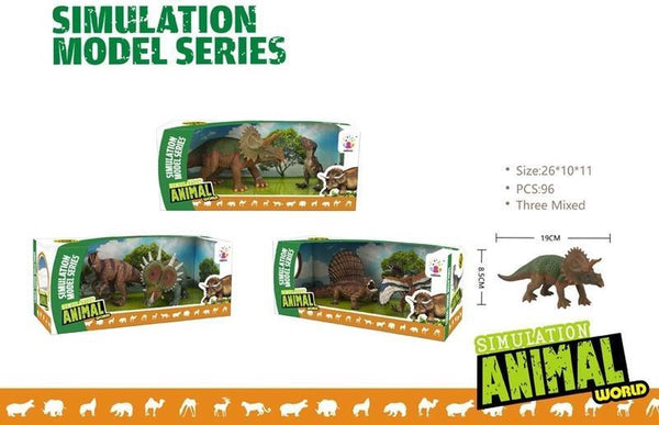 2+1 gratis Dinosaurusset - speelfiguren dinosaurus met verschillende dino's