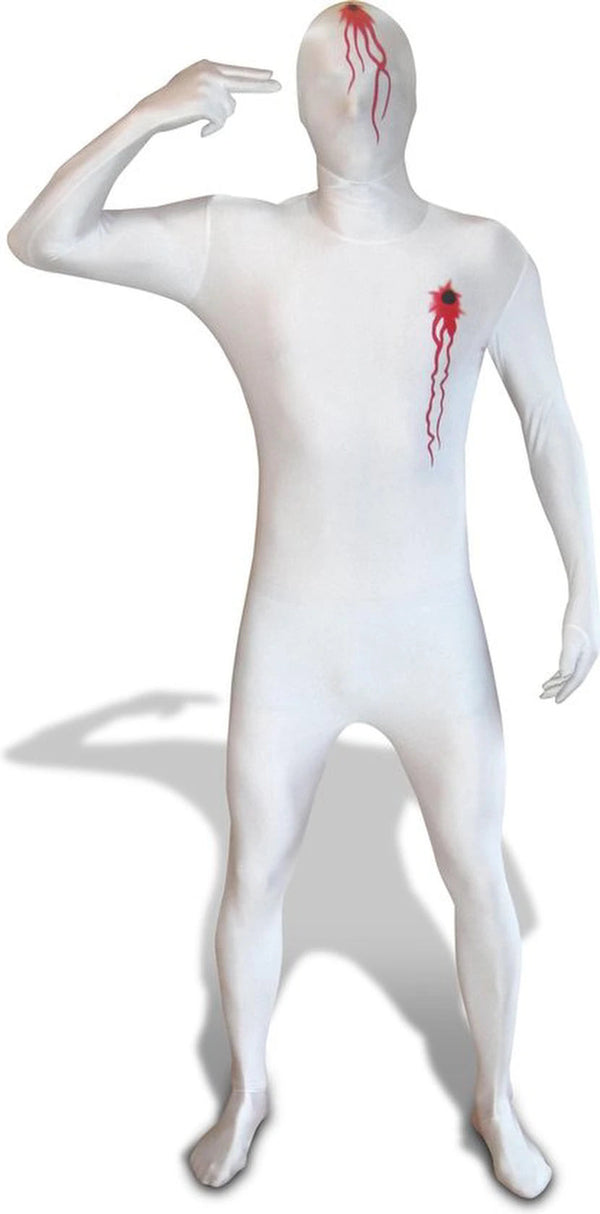 Verkleedkleding Vegaoo - Morphsuit Bullet Hole Large