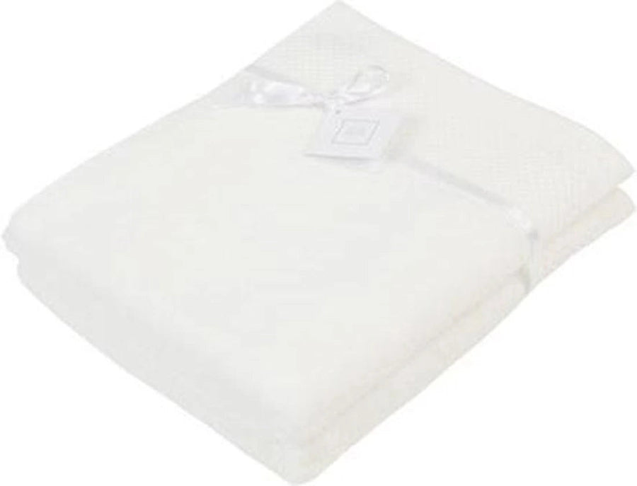 Handdoekenset Port Maine - Set van 2 Stuks - Luxe - Katoen - Crème