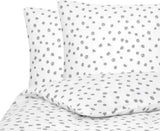 Kussensloop Jill & Jim designs - Set van 2 Stuks - Katoen - Wit - 40x80cm
