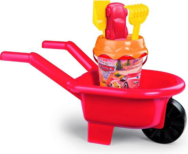 Zandspeelset SMOBY - Cars 3 Gevulde Kruiwagen