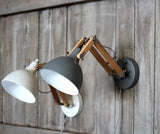 Wandlamp the red cartel - Hout - Grijs