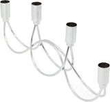 Kandelaar home24 - Zilverkleurige Kaarsenhouder