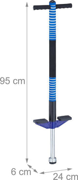 Springstok Merkloos - Rvs - Blauw