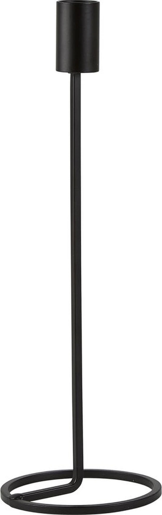 Kandelaar Villa Collection - Zwart - 10x29cm
