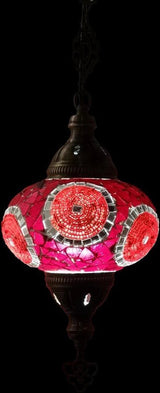 Hanglamp Merkloos - Turkse - Mozaïek - Wit - 19cm