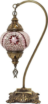 Tafellamp Merkloos - Turkse - Mozaïek - Geel - 19cm