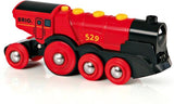 Speelgoedvoertuig BRIO - Brio Rode Locomotief op Batterijen