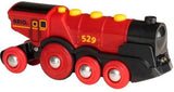 Speelgoedvoertuig BRIO - Brio Rode Locomotief op Batterijen