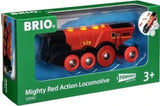 Speelgoedvoertuig BRIO - Brio Rode Locomotief op Batterijen
