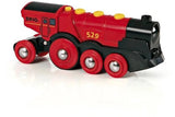 Speelgoedvoertuig BRIO - Brio Rode Locomotief op Batterijen
