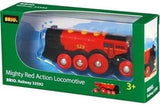 Speelgoedvoertuig BRIO - Brio Rode Locomotief op Batterijen