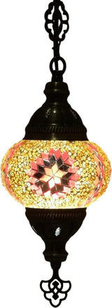 Hanglamp Merkloos - Turkse - Mozaïek - Wit - 19cm