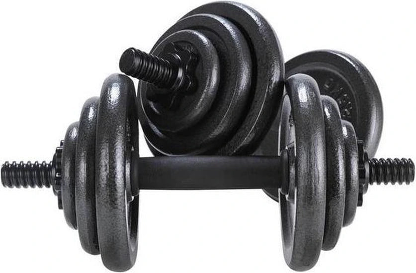 Dumbbells Opti - Opti Gietijzeren Halterset