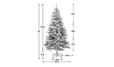 Kunstkerstboom Merkloos - 180x100cm