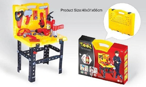 Speelgoedwerkbank Halay - 2in1 in Meeneemkoffer