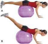 Fitnessbal ProFitness - Blauw - 65cm