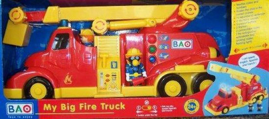 Speelgoedvoertuig BAO - My Big Fire Truck