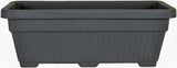 Plantenbak Serinova - Kunststof - Antraciet - 75x30cm - 42L