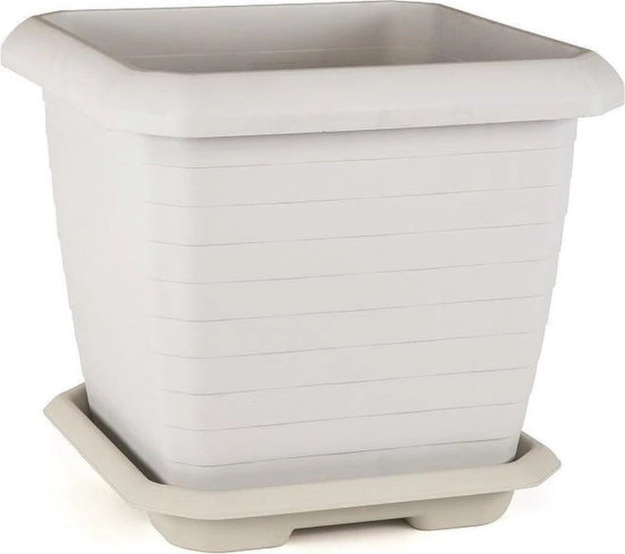 Plantenbak Serinova - Wit - 44L