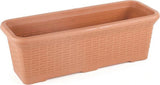 Plantenbak Serinova - Set van 2 Stuks - Kunststof - 54x20x18m - 12L