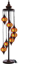 Staande Lamp Merkloos - Turkse - Rood - 7 Bollen