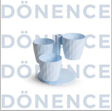 Bloempot Serinova - Wit