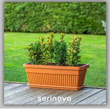 Plantenbak Serinova - Kunststof - Groen - 9L