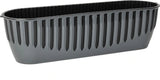 Plantenbak Serinova - Set van 2 Stuks - Antraciet - 51x15cm - 8L