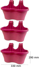 Plantenbak Serinova - Set van 2 Stuks - Rood - 10L