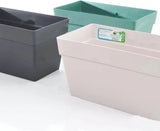 Plantenbak Serinova - Set van 2 Stuks - Antraciet - 52x17cm
