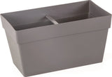 Plantenbak Serinova - Set van 2 Stuks - Antraciet - 52x17cm
