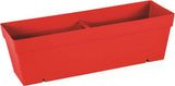 Plantenbak Serinova - Set van 2 Stuks - Antraciet - 52x17cm