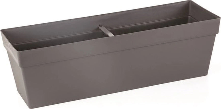 Plantenbak Serinova - Set van 2 Stuks - Antraciet - 52x17cm