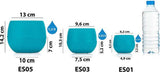 Bloempot Serinova - Set van 6 Stuks - 6cm