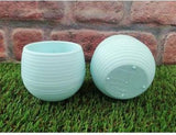 Bloempot Serinova - Set van 6 Stuks - Blauw - 10cm