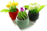 Bloempot Serinova - Set van 6 Stuks - Blauw - 10cm