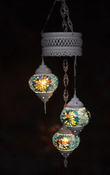 Hanglamp Halay - Oosterse - Mozaiek - Multicolour