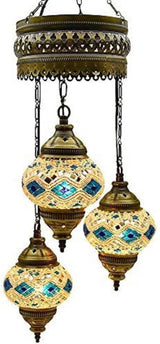 Hanglamp Merkloos - Turkse - Mozaïek - Wit