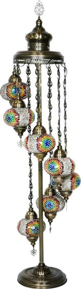 Staande Lamp Merkloos - Turkse - Multicolour - 7 Bollen