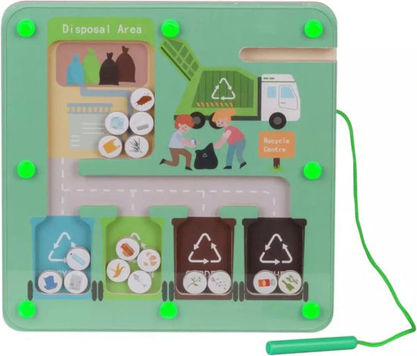 Educatief Spel Chad Valley - Chad Valley Houten Vuilnisstation Spel