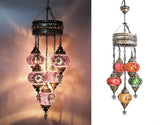 Hanglamp Merkloos - Turkse - Glas - 5 Bollen